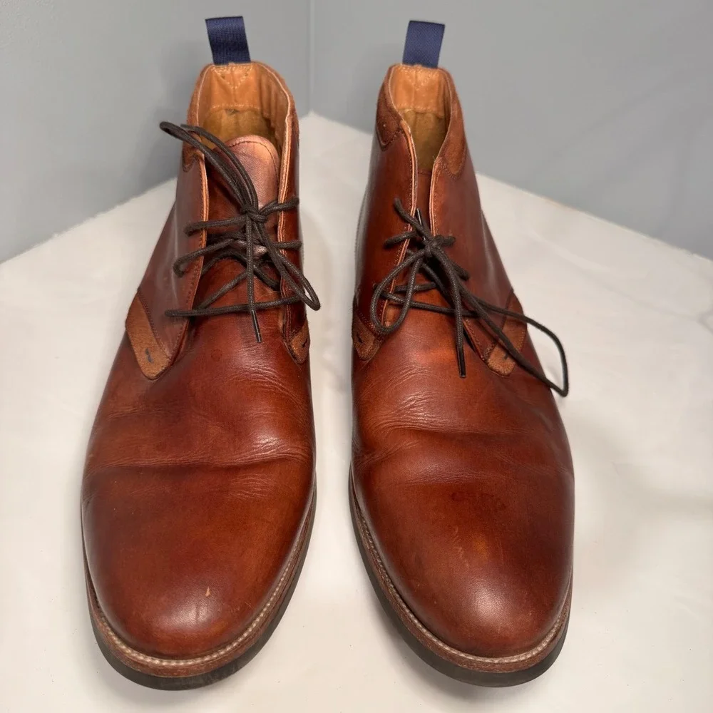 Florsheim Brown Leather‎ Chukka Boots Comfortech Heritage Mens SZ 11.5M